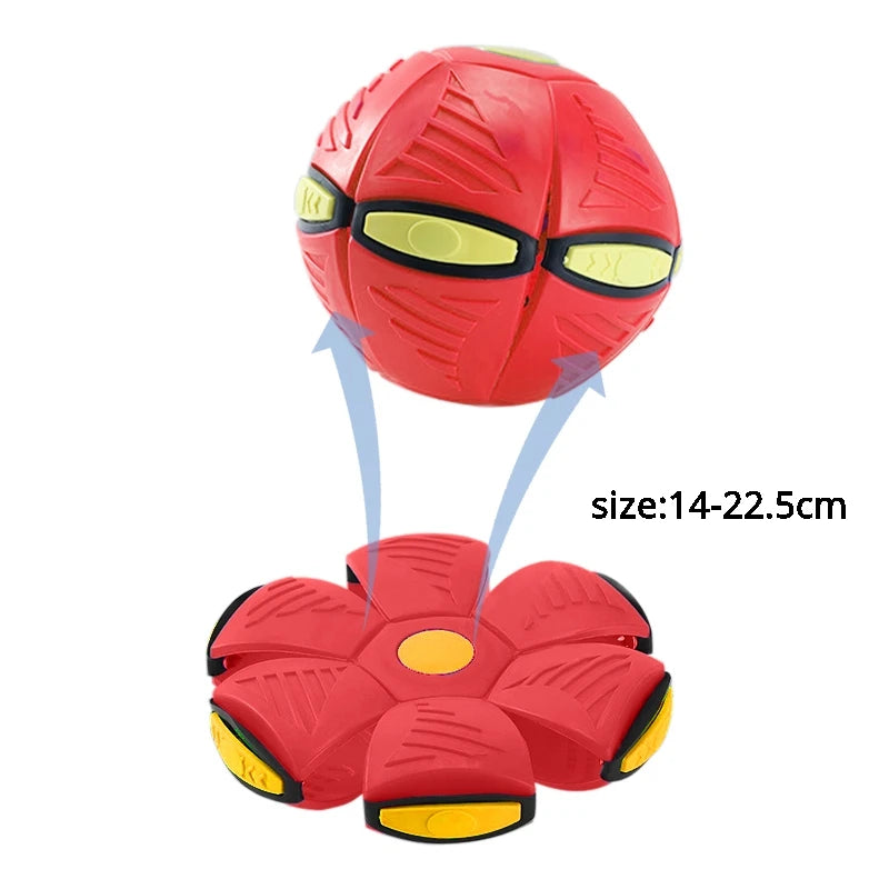 Flying Saucer Dog Training Toy - Durable Outdoor Dog Ball for Active Play & Exercise